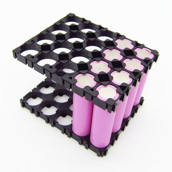 1Pcs HX-18650-4*5 4*5 18650 Lithium Battery Fixed Bracket Snap Stitching