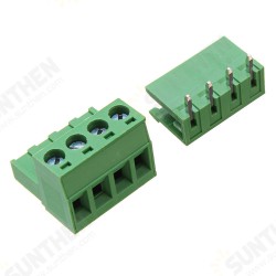 2EDG 5.08mm Pitch 4 Pin Plug in Screw Dupont Cable Terminal Block Connector Right Angle 2EDG 5.08mm Pitch 4 Pin Plug in Screw Dupont Cable Terminal Block Connector Right Angle