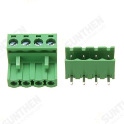 2EDG 5.08mm Pitch 4 Pin Plug in Screw Dupont Cable Terminal Block Connector Right Angle 2EDG 5.08mm Pitch 4 Pin Plug in Screw Dupont Cable Terminal Block Connector Right Angle