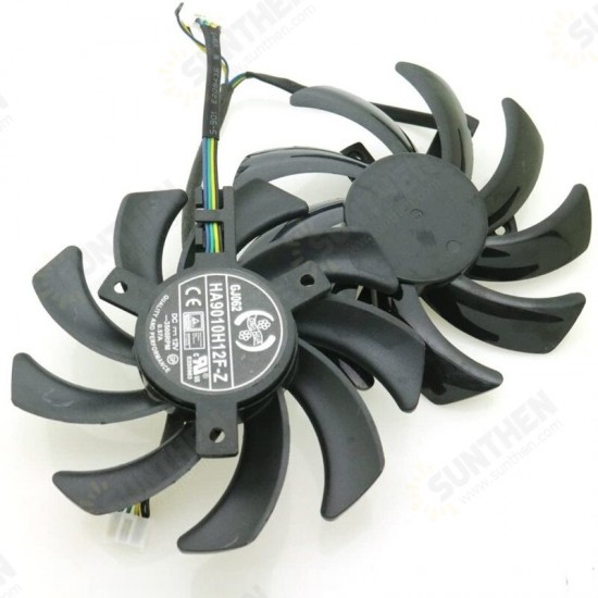 2PCS 85MM 4PIN HA9010H12F-Z GTX1060 Cooler Fan Replacement for MSI GTX 1060 OC 6G GTX 960 P106-100 P106 GTX1060 GTX960