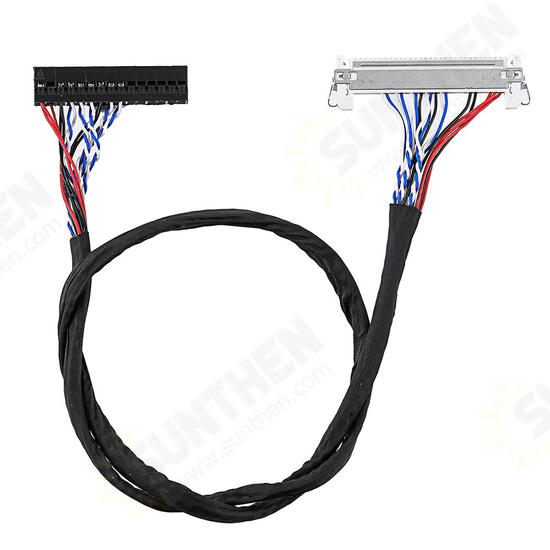 30P 1CH 8-bit Common 32 Inch Screen Cable Left Power Supply with Card Ground For LG LCD Driver Board