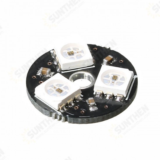 3pcs CJMCU-3bit WS2812 RGB LED Full Color Drive LED Light Circular Development Board for Arduino - products that work with official Arduino boards