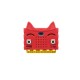 3pcs Red Silicone Protective Enclosure Cover For Motherboard Type A Cat Model