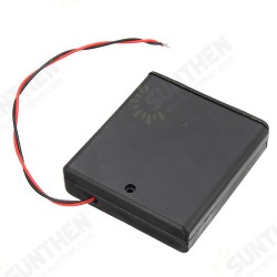 4 Slots AA Battery Box Battery Holder Board with Switch for 4xAA Batteries DIY kit Case 4 Slots AA Battery Box Battery Holder Board with Switch for 4xAA Batteries DIY kit Case