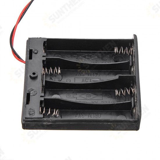 4 Slots AA Battery Box Battery Holder Board with Switch for 4xAA Batteries DIY kit Case