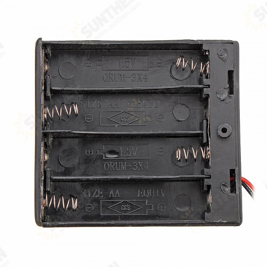 4 Slots AA Battery Box Battery Holder Board with Switch for 4xAA Batteries DIY kit Case