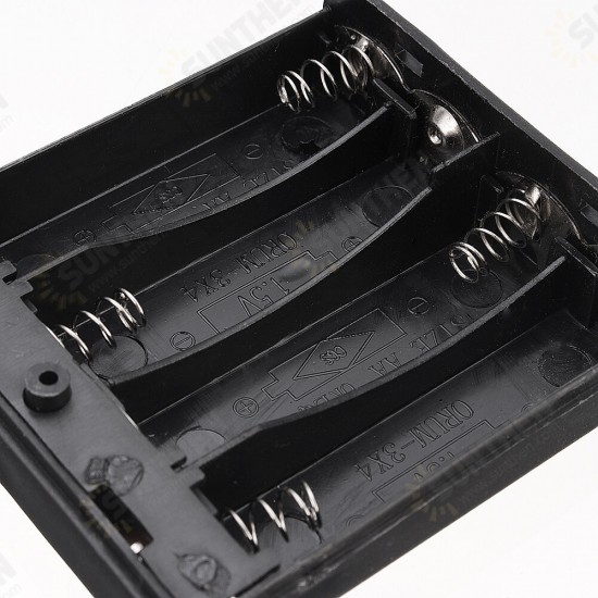 4 Slots AA Battery Box Battery Holder Board with Switch for 4xAA Batteries DIY kit Case