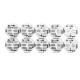 50Pcs DC 5V 3MM x 10MM WS2812B SMD LED Board Built-in IC-WS2812