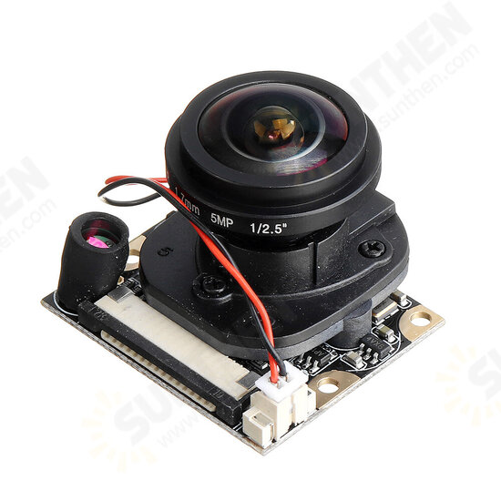 5MP Camera Module 5 Megapixel 175° Focal Adjustable Length Night Vision NoIR Camera with Automatic IR-CUT