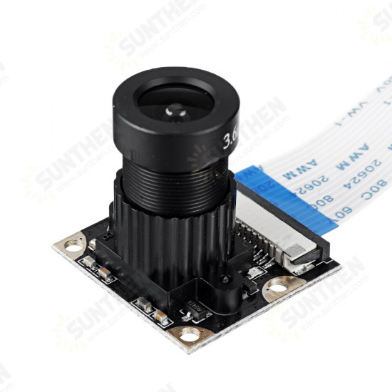 5MP Night Vision Camera Module OV5647 5 Million Pixel Camera Board 72° 2592*1944