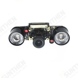 5MP Night Vision Fisheye Camera Module OV5647 72° Focal Adjustable Camera Board with 850 IR LED 5MP Night Vision Fisheye Camera Module OV5647 72° Focal Adjustable Camera Board with 850 IR LED