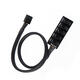 5Pin Computer CPU PWM Fan Hub Extension Cable 5-pin Motherboard Pair Wiring Fan Concentrator 5Pin Computer CPU PWM Fan Hub Extension Cable 5-pin Motherboard Pair Wiring Fan Concentrator