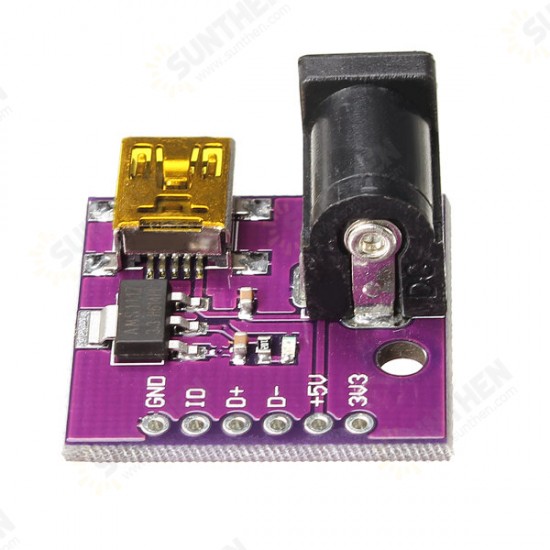 5V Mini USB Power Connector DC Power Socket Board CJMCU for Arduino - products that work with official Arduino boards