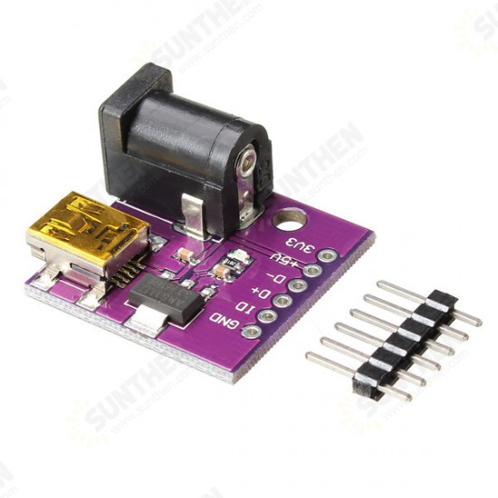 5V Mini USB Power Connector DC Power Socket Board CJMCU for Arduino - products that work with official Arduino boards