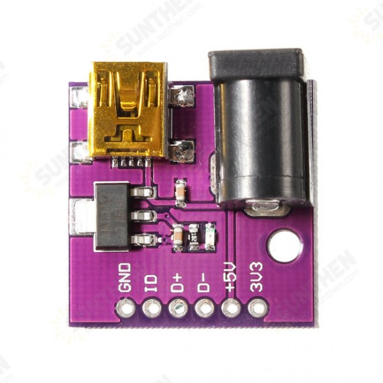 5V Mini USB Power Connector DC Power Socket Board CJMCU for Arduino - products that work with official Arduino boards