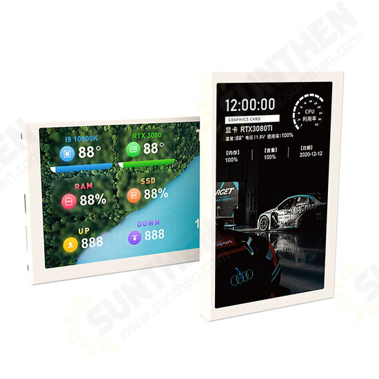 5inch IPS Computer Secondary Screen USB Chassis Sub-Screen 800x480 Type-C Monitor for PC Computer CPU GPU RAM HDD Freely AIDA64 5inch IPS Computer Secondary Screen USB Chassis Sub-Screen 800x480 Type-C Monitor for PC Computer CPU GPU RAM HDD Freely AIDA64