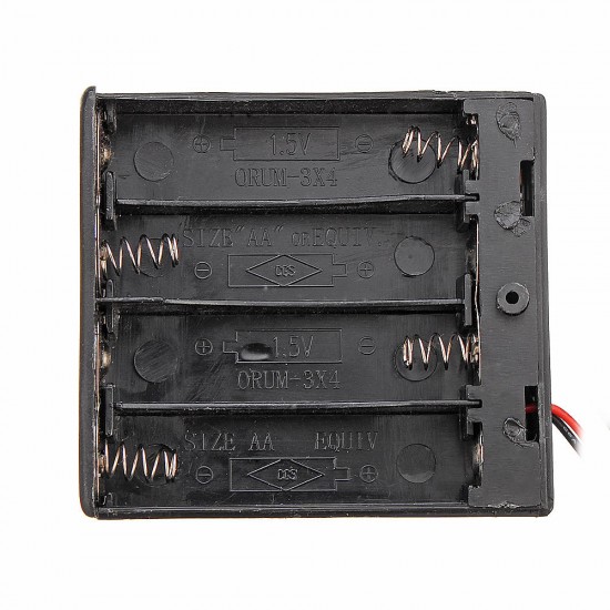 5pcs 4 Slots AA Battery Box Battery Holder Board with Switch for 4xAA Batteries DIY kit Case