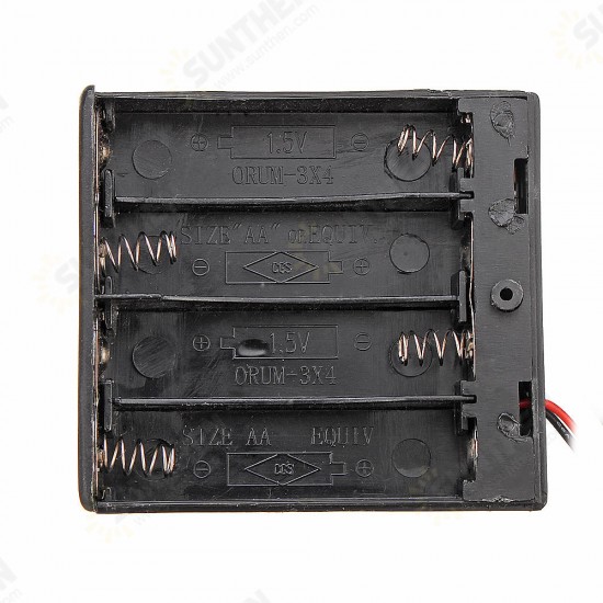 5pcs 4 Slots AA Battery Box Battery Holder Board with Switch for 4xAA Batteries DIY kit Case