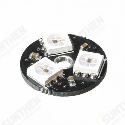 5pcs CJMCU-3bit WS2812 RGB LED Full Color Drive LED Light Circular Smart Development Board 5pcs CJMCU-3bit WS2812 RGB LED Full Color Drive LED Light Circular Smart Development Board