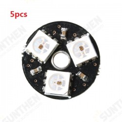 5pcs CJMCU-3bit WS2812 RGB LED Full Color Drive LED Light Circular Smart Development Board 5pcs CJMCU-3bit WS2812 RGB LED Full Color Drive LED Light Circular Smart Development Board