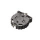 5pcs CR1220 Battery Holder Patch Button Battery Cell Sockets Case Black Plastic Housing