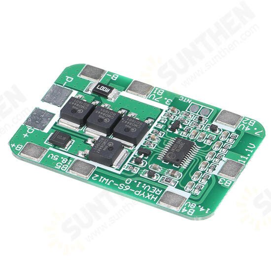 6S 14A 22.2V 18650 Battery Protection Board for 18650 Li-ion Lithium Battery Cell Charger Protect Module PCB BMS