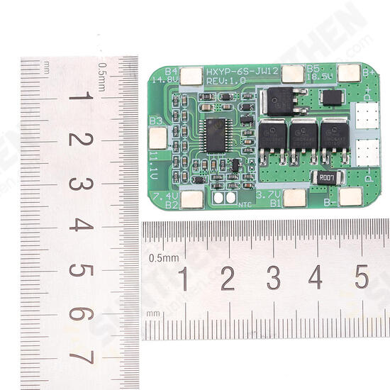 6S 14A 22.2V 18650 Battery Protection Board for 18650 Li-ion Lithium Battery Cell Charger Protect Module PCB BMS