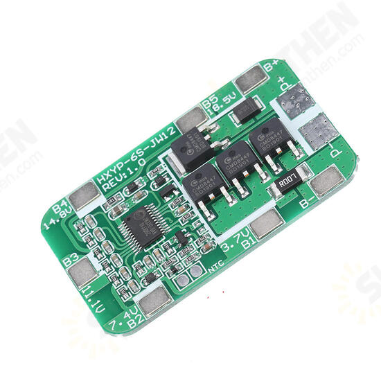 6S 14A 22.2V 18650 Battery Protection Board for 18650 Li-ion Lithium Battery Cell Charger Protect Module PCB BMS