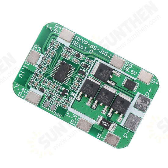 6S 14A 22.2V 18650 Battery Protection Board for 18650 Li-ion Lithium Battery Cell Charger Protect Module PCB BMS