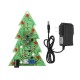 Assembled Christmas Tree 16 LED Color Light Electronic PCB Decoration Tree Children Gift Ordinary Version Power Adapter