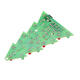 Assembled Christmas Tree 16 LED Color Light Electronic PCB Decoration Tree Children Gift Ordinary Version Power Adapter