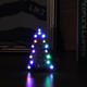 Assembled USB Battery Power Christmas Tree 16 RGB LED Color Light Electronic PCB Decoration Tree Children Gift Ordinary Version