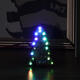 Assembled USB Battery Power Christmas Tree 16 RGB LED Color Light Electronic PCB Decoration Tree Children Gift Ordinary Version