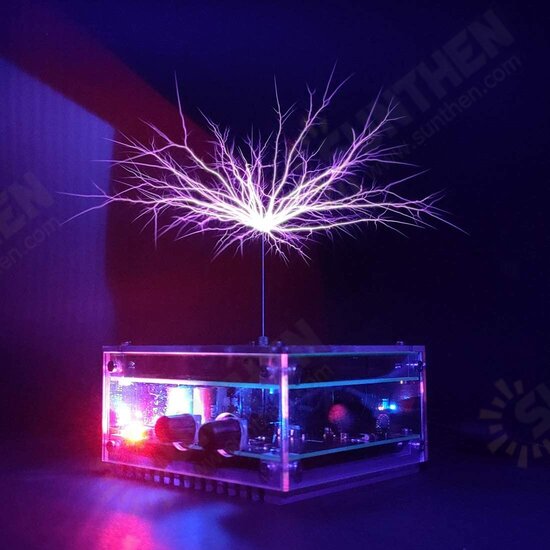 BNC Tesla High-frequency Electric ARC Music Tesla Coil with 60V 3A Power Supply