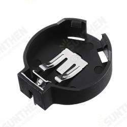 CR1220 Battery Holder In-line Button Battery Cell Sockets Case Black Plastic Housing Module CR1220 Battery Holder In-line Button Battery Cell Sockets Case Black Plastic Housing Module