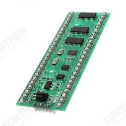 DC 5V To 6V 250mA RGB Double Channel Double 24 LED Level Indicator MCU With Adjustable Display Mode DC 5V To 6V 250mA RGB Double Channel Double 24 LED Level Indicator MCU With Adjustable Display Mode