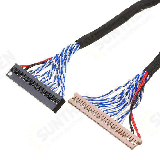 DF14-30P-Double 2CH 8-bit Screen Cable 25CM For Universal V29 V59 LCD Driver Board