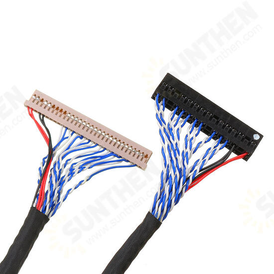 DF14-30P-Double 2CH 8-bit Screen Cable 25CM For Universal V29 V59 LCD Driver Board