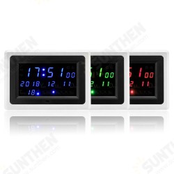 DC9-12V Electronic Calendar High Precision Clock ECL-1227 12/24 Hour C/F Switchble DC9-12V Electronic Calendar High Precision Clock ECL-1227 12/24 Hour C/F Switchble