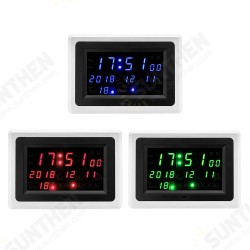 DC9-12V Electronic Calendar High Precision Clock ECL-1227 12/24 Hour C/F Switchble DC9-12V Electronic Calendar High Precision Clock ECL-1227 12/24 Hour C/F Switchble