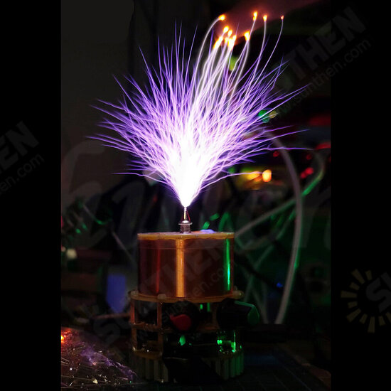 Maxgeek SSTC Mini Tesla Coil Music Double Class-E Solid State Tesla Coil Artificial Teaching Tool