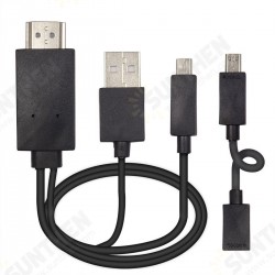 Mini 1080P MHL Micro USB to HDMI Cable Converter Adapter for Android Phone/PC/TV Audio Adapter HDTV Adapter Mini 1080P MHL Micro USB to HDMI Cable Converter Adapter for Android Phone/PC/TV Audio Adapter HDTV Adapter