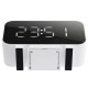 Multifunctional bluetooth 5.1 Subwoofer Speaker with Alarm Clock Mirror Clock Temperature Display Brightness Adjustable