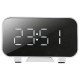 Multifunctional bluetooth 5.1 Subwoofer Speaker with Alarm Clock Mirror Clock Temperature Display Brightness Adjustable