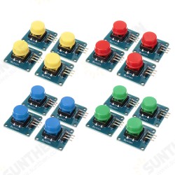 4Pcs Big Key Button Module Kit Active High Level Output for Arduino