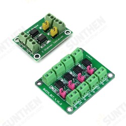 PC817 2-way/4-way Optocoupler Isolation Board Voltage Control Converter Adapter Module Drives Optical Isolation Module PC817 2-way/4-way Optocoupler Isolation Board Voltage Control Converter Adapter Module Drives Optical Isolation Module