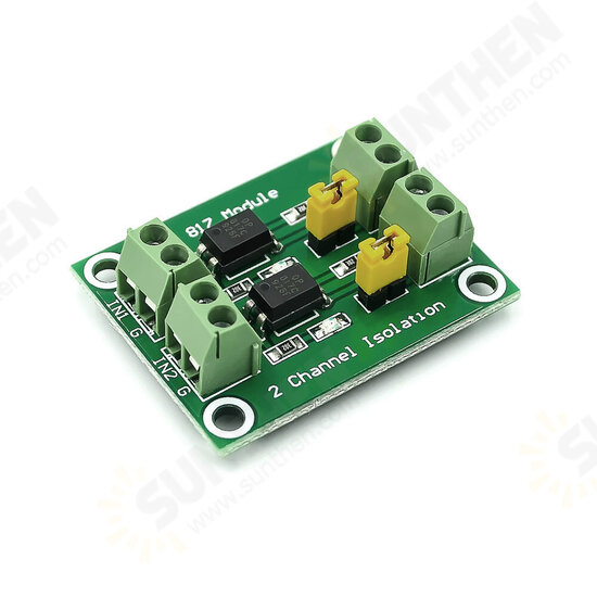 PC817 2-way/4-way Optocoupler Isolation Board Voltage Control Converter Adapter Module Drives Optical Isolation Module