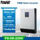 5KVA Pure Sine Wave Hybr1d Solar Inverter 48V 220V Built-in PWM 50A Solar Charge Controller and AC Charger for Home Use PS-5K