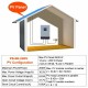 5KVA Pure Sine Wave Hybr1d Solar Inverter 48V 220V Built-in PWM 50A Solar Charge Controller and AC Charger for Home Use PS-5K