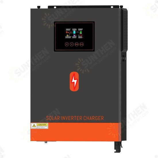 DC24V 48V 3.6KW 6.2KW Solar Inverter Pure Sine Wave Inversor PV Input Max DC 500V MPPT 120A Solar Controller